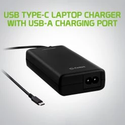 TCPD90 - USB Type-C Laptop Charger, Compatible With MacBook Pro 15”(2016), 13”(2016), 12”(2015), Google Pixel Book, And Other Devices With A USB Type C Connector, USB-A Charging Port Included By Cellet Full Catalog 12 TCPD90 - USB Type-C Laptop Charger, Compatible With MacBook Pro 15”(2016), 13”(2016), 12”(2015), Google Pixel Book, And Other Devices With A USB Type C Connector, USB-A Charging Port Included By Cellet Full Catalog