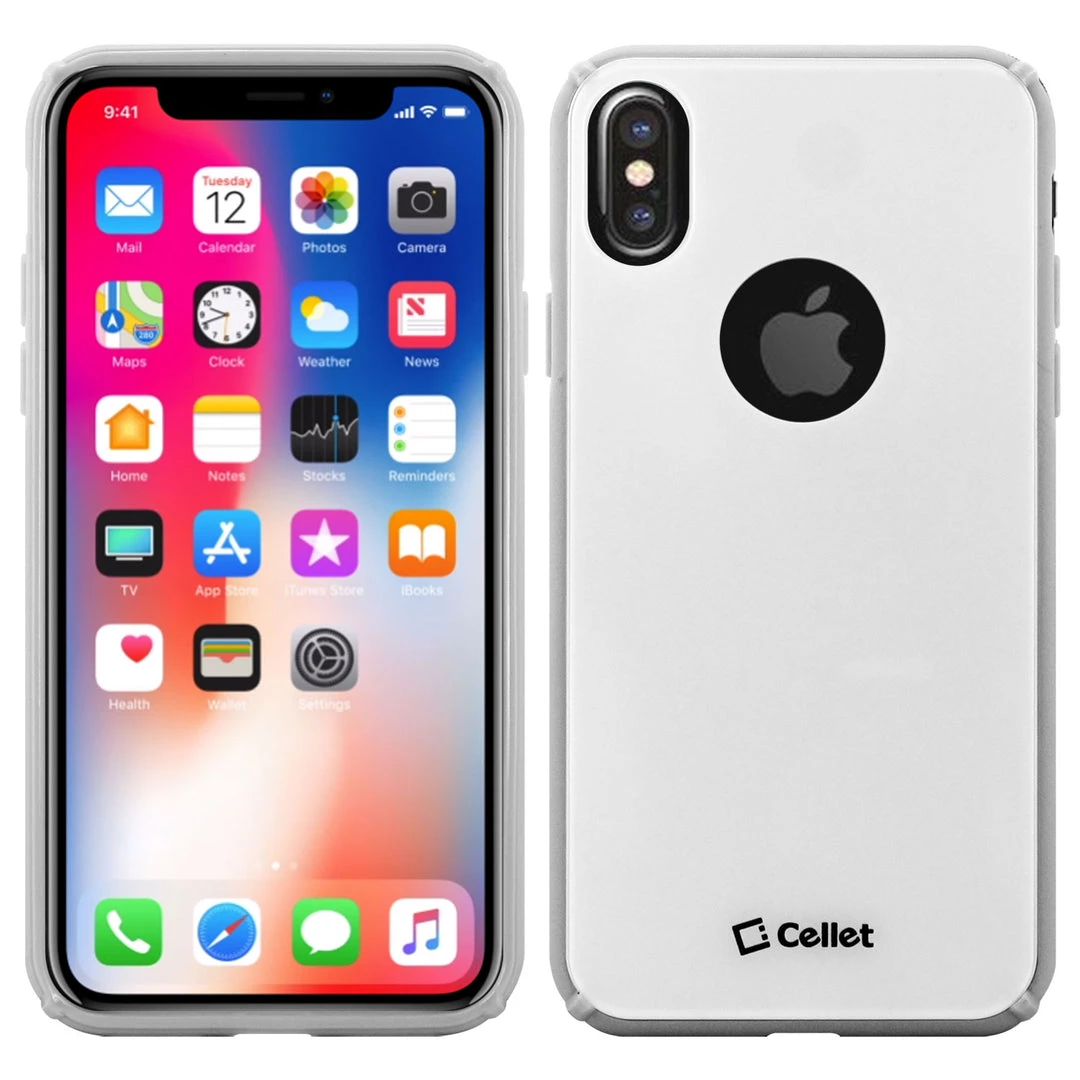 Cellet Full Catalog CCIPHX81WT - IPhone X Case, Slim Hard Case TPU And Durable PC Plastic That Provides All-Around Protection - White 8 Cellet Full Catalog CCIPHX81WT - IPhone X Case, Slim Hard Case TPU And Durable PC Plastic That Provides All-Around Protection - White