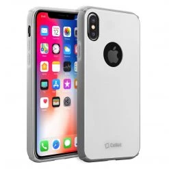 Cellet Full Catalog CCIPHX81WT - IPhone X Case, Slim Hard Case TPU And Durable PC Plastic That Provides All-Around Protection - White