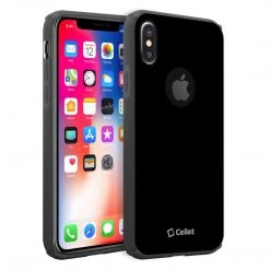 Cellet CCIPHX81BK - IPhone X Case, Slim Hard Case TPU And Durable PC Plastic That Provides All-Around Protection - Black
