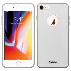 Cellet Full Catalog CCIPH781WT - IPhone SE 2020 / 8 / 7 Durable Slim Hard Case TPU And Durable PC Plastic That Provides All-Around Protection - White