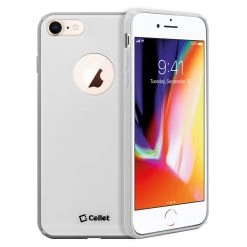 Cellet Full Catalog CCIPH781WT - IPhone SE 2020 / 8 / 7 Durable Slim Hard Case TPU And Durable PC Plastic That Provides All-Around Protection - White