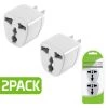 Full Catalog CNFPIN2 - Cellet Power Adapter - Round Pin To Flat Pin (2PACK)