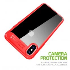 Cellet Full Catalog CCIPHXHRD - IPhone X Slim Transparent Case With Red TPU Frame For All-Around Protection 13 Cellet Full Catalog CCIPHXHRD - IPhone X Slim Transparent Case With Red TPU Frame For All-Around Protection