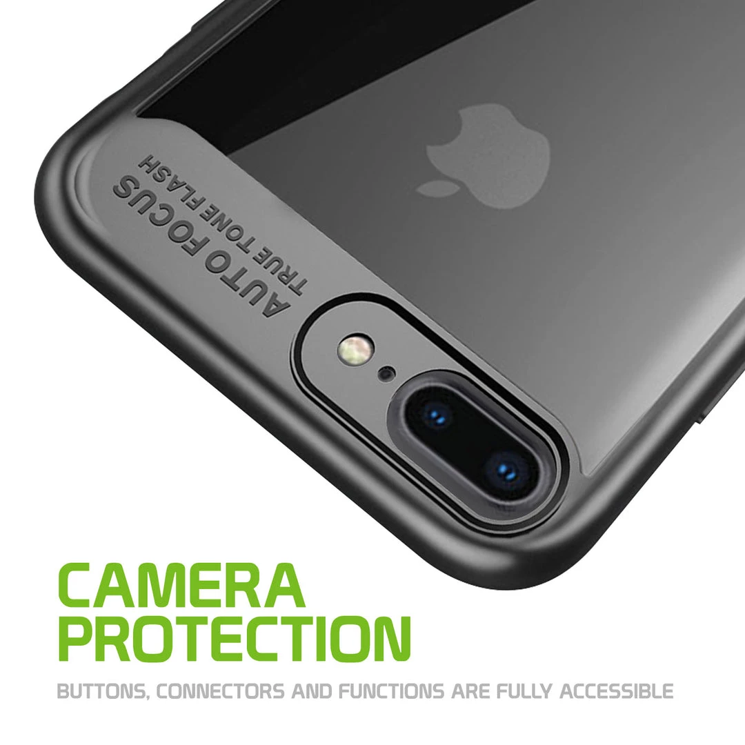 CCIPH8PHBK - IPhone 8 / 7 Plus, Slim Transparent Case With TPU Frame For Apple IPhone 8 Plus By Cellet - Black / Clear 5 CCIPH8PHBK - IPhone 8 / 7 Plus, Slim Transparent Case With TPU Frame For Apple IPhone 8 Plus By Cellet - Black / Clear