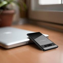 Cellet CCSAMN8HBK - Samsung Not 8 Slim Transparent Case Cover With TPU Frame - Black/ Clear Full Catalog