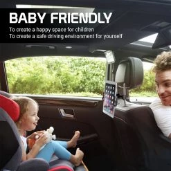 Full Catalog PH350RD - Universal Back Seat Headrest Tablet/Phone Mount Holder With 360 Degree Rotation For Apple IPad/Pro/Mini, IPhone X/8/8 Plus, Galaxy Tab S3, Note 8, Surface Pro 4, Etc. (fits Up To 8”) By Cellet - Red