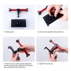 Full Catalog PH350RD - Universal Back Seat Headrest Tablet/Phone Mount Holder With 360 Degree Rotation For Apple IPad/Pro/Mini, IPhone X/8/8 Plus, Galaxy Tab S3, Note 8, Surface Pro 4, Etc. (fits Up To 8”) By Cellet - Red