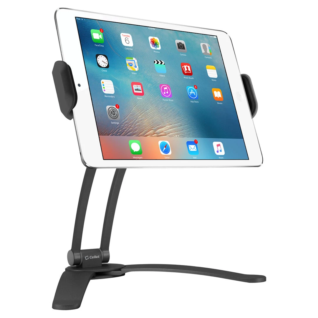 Full Catalog PHTAB43CNBK - Desktop And Wall Holder Mount With 360 Degree Rotation For Apple IPad Pro 10.5, Pro 9.7, IPad Mini 4, Samsung Galaxy Tab S3, Amazon Fire HD And More - Black - By Cellet 2 Full Catalog PHTAB43CNBK - Desktop And Wall Holder Mount With 360 Degree Rotation For Apple IPad Pro 10.5, Pro 9.7, IPad Mini 4, Samsung Galaxy Tab S3, Amazon Fire HD And More - Black - By Cellet