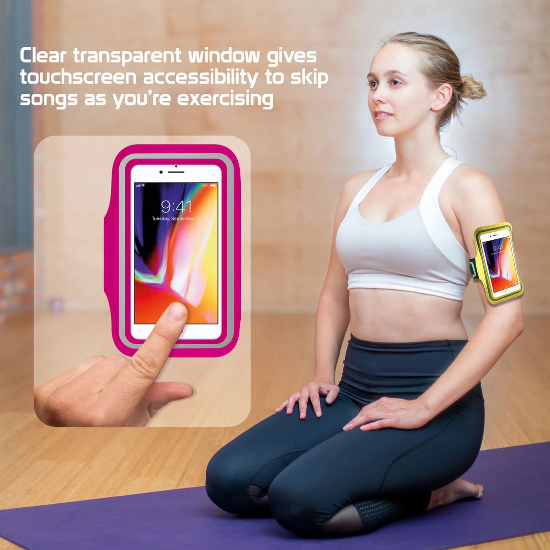 Cellet Full Catalog NEOIPH8BK - IPhone SE (2020), Xs, 8 & 7, Armband - Touch Supported (Fingerprint Access Is Not Supported) Exercise Armband With Key Holder And Adjustable Velcro Band 3 Cellet Full Catalog NEOIPH8BK - IPhone SE (2020), Xs, 8 & 7, Armband - Touch Supported (Fingerprint Access Is Not Supported) Exercise Armband With Key Holder And Adjustable Velcro Band