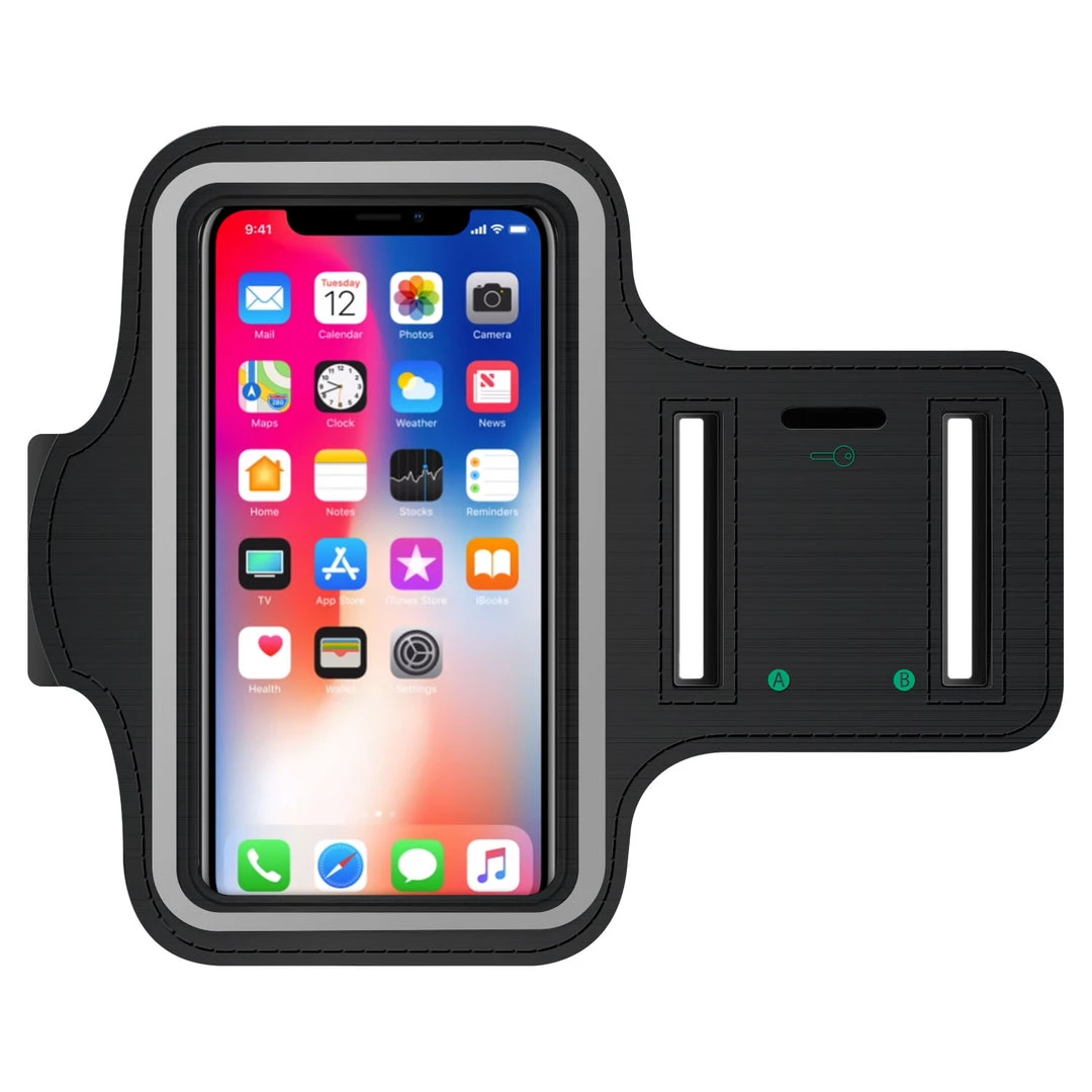 Cellet Full Catalog NEOIPH8BK - IPhone SE (2020), Xs, 8 & 7, Armband - Touch Supported (Fingerprint Access Is Not Supported) Exercise Armband With Key Holder And Adjustable Velcro Band 6 Cellet Full Catalog NEOIPH8BK - IPhone SE (2020), Xs, 8 & 7, Armband - Touch Supported (Fingerprint Access Is Not Supported) Exercise Armband With Key Holder And Adjustable Velcro Band