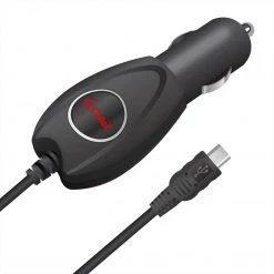 PMICRO1BK - High Powered 5 Watt (1 Amp) Micro USB Coiled Cable (5.7 Ft.) Car Charger By Cellet - Black Full Catalog