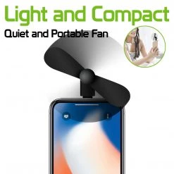 Cellet Full Catalog FANLIGHTNING - Portable Mini USB Fan For Apple IPhone X, 8/8 Plus, 7/7 Plus, IPod Touch And More 8 Pin Lightning Devices - Black 12 Cellet Full Catalog FANLIGHTNING - Portable Mini USB Fan For Apple IPhone X, 8/8 Plus, 7/7 Plus, IPod Touch And More 8 Pin Lightning Devices - Black