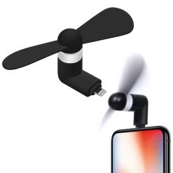Cellet Full Catalog FANLIGHTNING - Portable Mini USB Fan For Apple IPhone X, 8/8 Plus, 7/7 Plus, IPod Touch And More 8 Pin Lightning Devices - Black 15 Cellet Full Catalog FANLIGHTNING - Portable Mini USB Fan For Apple IPhone X, 8/8 Plus, 7/7 Plus, IPod Touch And More 8 Pin Lightning Devices - Black
