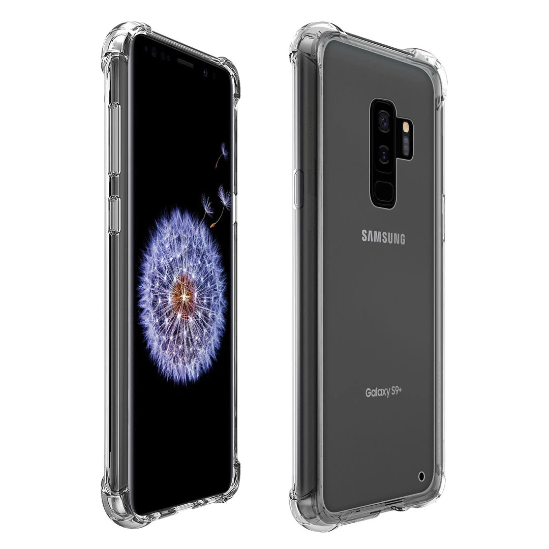 Cellet DDDSP9- Durable Clear Shockproof Slim Phone Case TPU Material - Galaxy S9 Plus 3 Cellet DDDSP9- Durable Clear Shockproof Slim Phone Case TPU Material - Galaxy S9 Plus