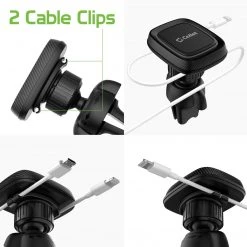 RHVMAG100 - Cellet Extra Strength Magnetic Air Vent Phone Holder Mount With 360 Rotation & Tightening Knob For Smartphones - Black Full Catalog