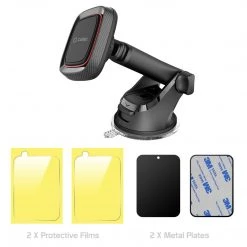 GoCellet Full Catalog RHSUMAG200 -Magnetic Car Dashboard & Windshield Phone Holder Mount, 360 Rotation, Extendable Arm