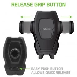 RHCD100 - CD Slot Phone Mount With 360 Degree Cradle Rotation And Stabilizing Knob For Samsung Galaxy S9/S9 Plus, S8/S8 Plus, Galaxy Note 8, Apple IPhone X, 8/8 Plus, And More – By Cellet