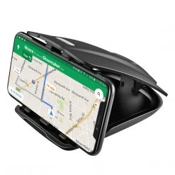 RHD100 - One Hand Insert Dashboard Phone Holder, Non-Slip Clamp Dashboard Mount For Apple IPhone X, 8/8 Plus, Samsung Galaxy S9/S9 Plus, S8/S8 Plus, Samsung Galaxy Note 8, GPS And More – By Cellet