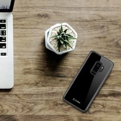 GoCellet Full Catalog CCSAMS981BK - Heavy Duty Protection Slim Hard Case Cover - Clear- Galaxy S9