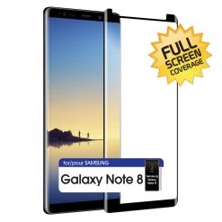 Full Catalog SGSAMN8FG -Samsung Galaxy Note 8 Adhesive Screen Protector, Premium Adhesive Full Coverage Tempered Glass Screen Protector For Samsung Galaxy Note 8 By Cellet