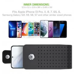 LTERMEDB - Cellet Teramo Leather Pouch For Apple IPhone 13 Pro, 12 Pro, X, 8, 7, 6S, 6, Samsung Galaxy S21, S20, S10, S9 And More (Fits With Slim Case On) Full Catalog