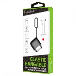 SCPODRD - AirPods Case, Protective Silicone Case Cover For AirPods (AirPods Strap Included) By Cellet - Red