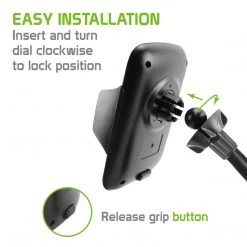 PHC18CN - Heavy Duty Cup Holder Mount For Apple IPhone XS, XR, X, 8/8 Plus, Samsung Galaxy Note 9, Galaxy S9/S9 Plus, S8/S8 Plus And Other3.5 Inch Smartphones – By Cellet