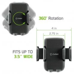 PHC18CN - Heavy Duty Cup Holder Mount For Apple IPhone XS, XR, X, 8/8 Plus, Samsung Galaxy Note 9, Galaxy S9/S9 Plus, S8/S8 Plus And Other3.5 Inch Smartphones – By Cellet