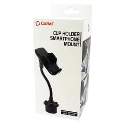 PHC18CN - Heavy Duty Cup Holder Mount For Apple IPhone XS, XR, X, 8/8 Plus, Samsung Galaxy Note 9, Galaxy S9/S9 Plus, S8/S8 Plus And Other3.5 Inch Smartphones – By Cellet