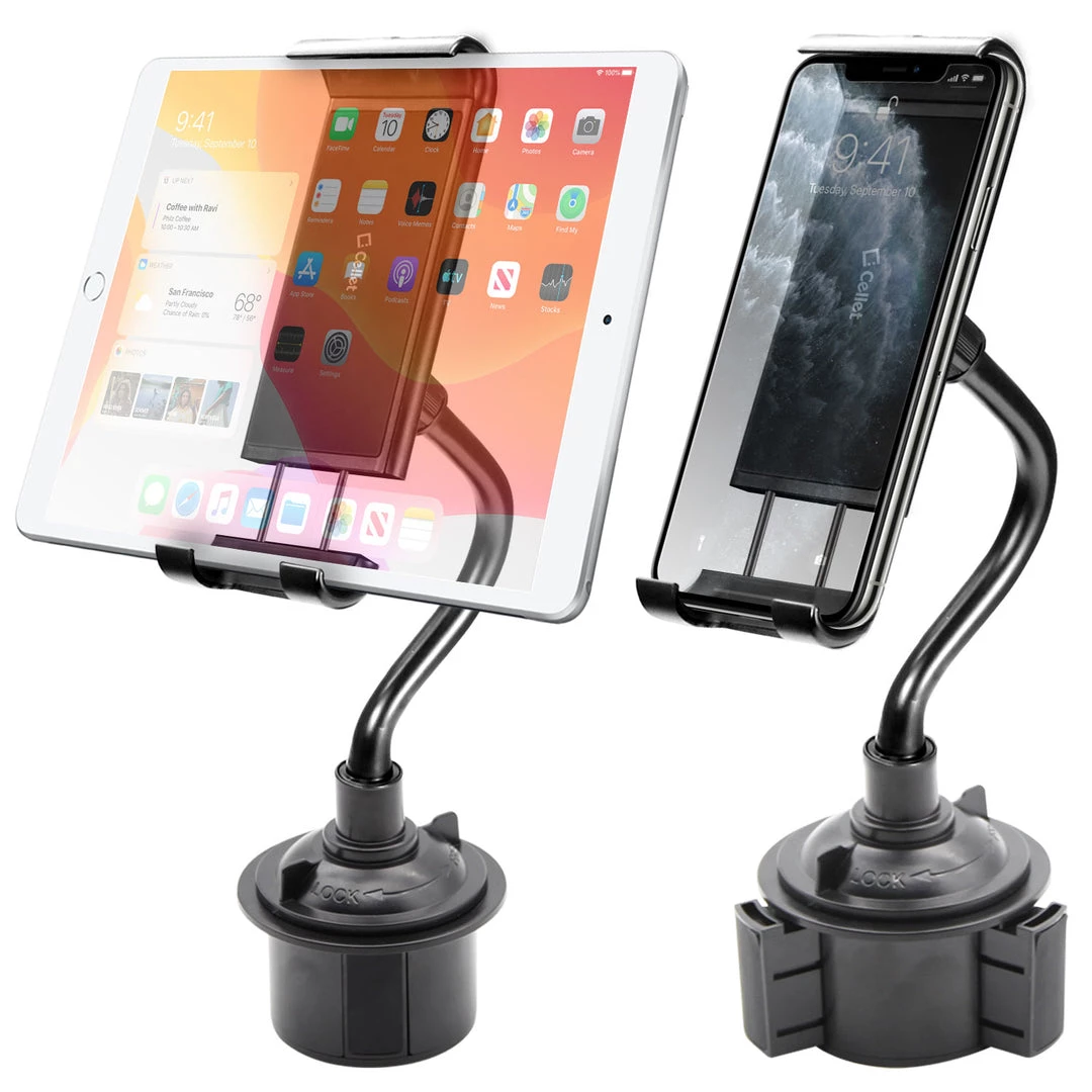 PHC19CN - Heavy Duty Tablet / Smartphone Cup Holder Mount With 360 Degree Rotation By Cellet 9 PHC19CN - Heavy Duty Tablet / Smartphone Cup Holder Mount With 360 Degree Rotation By Cellet
