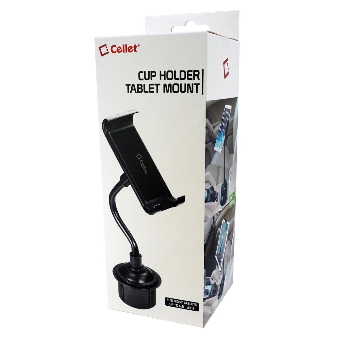 PHC19CN - Heavy Duty Tablet / Smartphone Cup Holder Mount With 360 Degree Rotation By Cellet 10 PHC19CN - Heavy Duty Tablet / Smartphone Cup Holder Mount With 360 Degree Rotation By Cellet