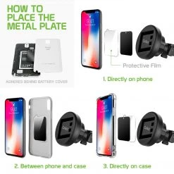 PHM500 - Air Vent Mount, 2-in-1 Extra Strength Magnetic Air Vent Mount With Attachable Cradle For Apple IPhone Xs, XR, X, 8/8 Plus, Samsung Galaxy Note 9, Galaxy S9/ S9 Plus And More By Cellet Full Catalog 16 PHM500 - Air Vent Mount, 2-in-1 Extra Strength Magnetic Air Vent Mount With Attachable Cradle For Apple IPhone Xs, XR, X, 8/8 Plus, Samsung Galaxy Note 9, Galaxy S9/ S9 Plus And More By Cellet Full Catalog