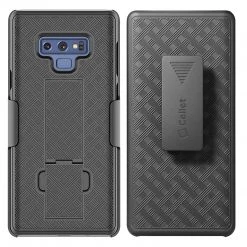 HLSAMN9 - Shell Holster Kickstand Case With Spring Belt Clip For Samsung Galaxy Note 9 – Black – By Cellet Full Catalog