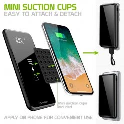 GoCellet QI1000BK -Wireless Portable Charger 10000 MAh Power Bank, Built In USB/USB C/Micro USB Ports Full Catalog 15 GoCellet QI1000BK -Wireless Portable Charger 10000 MAh Power Bank, Built In USB/USB C/Micro USB Ports Full Catalog