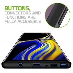 Cellet Full Catalog CCSAMN9HBK - Slim Transparent Case Cover With TPU Frame - Galaxy Note 9