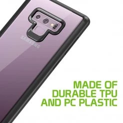 Cellet Full Catalog CCSAMN9HBK - Slim Transparent Case Cover With TPU Frame - Galaxy Note 9