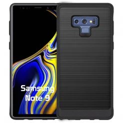 Cellet Full Catalog CCSAMN9DBK - Samsung Galaxy Note9 Sleek Rubberized TPU Protective Phone Case - Black