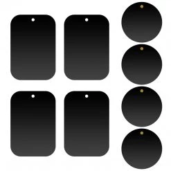 GoCellet Full Catalog CLCMETALP8 - 8 Heavy Duty Phone Mount Magnets - 4 Rectangle & 4 Round Magnets