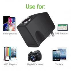 FM3000 - Compact Power Converter, 120V AC To 12 V DC (3000mA) Female Power Converter By Cellet Full Catalog