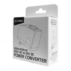 FM3000 - Compact Power Converter, 120V AC To 12 V DC (3000mA) Female Power Converter By Cellet Full Catalog