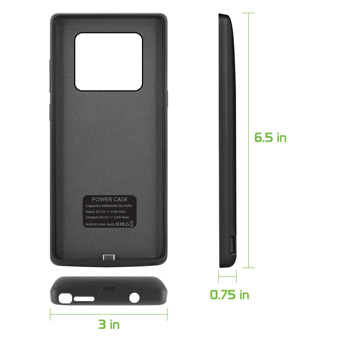 Full Catalog BSAMN9BK - Samsung Galaxy Note 9, 5000mAh Rechargeable External Power Case For Samsung Galaxy Note 9 – Black – By Cellet 7 Full Catalog BSAMN9BK - Samsung Galaxy Note 9, 5000mAh Rechargeable External Power Case For Samsung Galaxy Note 9 – Black – By Cellet