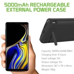 Full Catalog BSAMN9BK - Samsung Galaxy Note 9, 5000mAh Rechargeable External Power Case For Samsung Galaxy Note 9 – Black – By Cellet 16 Full Catalog BSAMN9BK - Samsung Galaxy Note 9, 5000mAh Rechargeable External Power Case For Samsung Galaxy Note 9 – Black – By Cellet