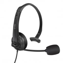 GoCellet EP35C - Universal 3.5mm Headset, Durable Hands-Free 3.5mm Headset With Flexible Boom Mic By Cellet