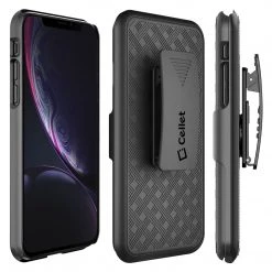 GoCellet HLIPHXR- IPhone XR Belt Clip Holster & Shell Case With Kickstand Heavy Duty Protection Full Catalog