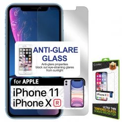 GoCellet Full Catalog SAIPHXR -Anti Glare Glass Screen Protector, Tempered Glass 9H - IPhone 11 / XR