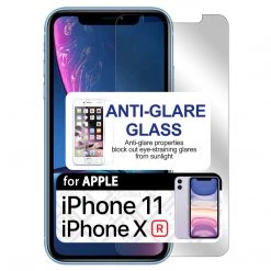 GoCellet Full Catalog SAIPHXR -Anti Glare Glass Screen Protector, Tempered Glass 9H - IPhone 11 / XR