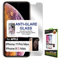 GoCellet Full Catalog SAIPHXSM -Anti Glare Screen Protector, 9H Tempered Glass - IPhone 11 Pro Max / XS Max