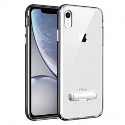 GoCellet CCIPHXR68BK- Slim Light Weight Clear Protecting Case With Built In Media Kickstand - IPhone XR Full Catalog