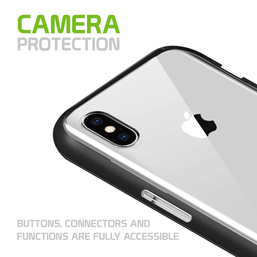 GoCellet CCIPHXSM68BK- Slim Light Weight Clear Protecting Case With Built In Media Kickstand - IPhone XS Max 5 GoCellet CCIPHXSM68BK- Slim Light Weight Clear Protecting Case With Built In Media Kickstand - IPhone XS Max